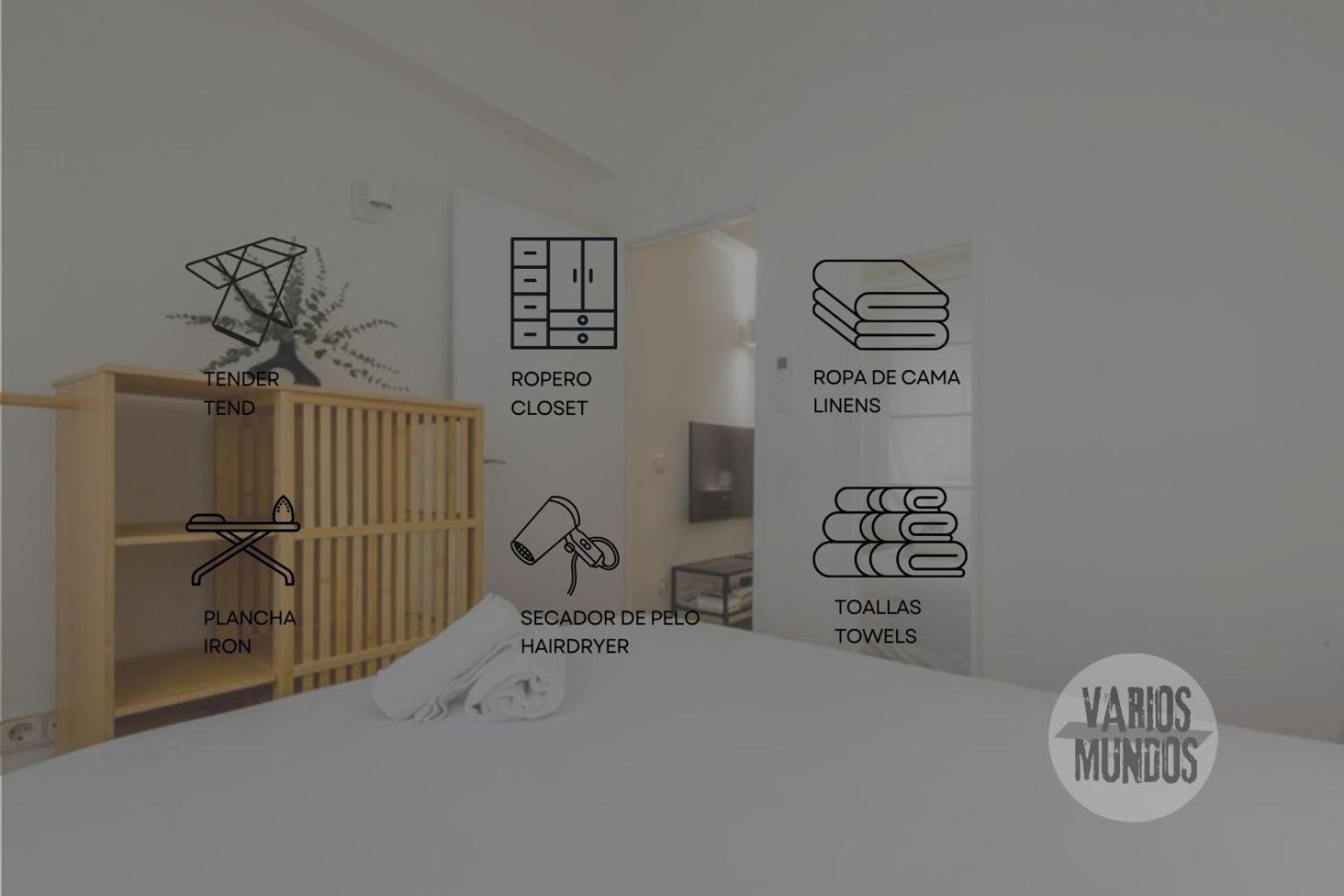Elegante Apt Para 3 En Chueca A 1 Min De Gran Via Мадрид Экстерьер фото